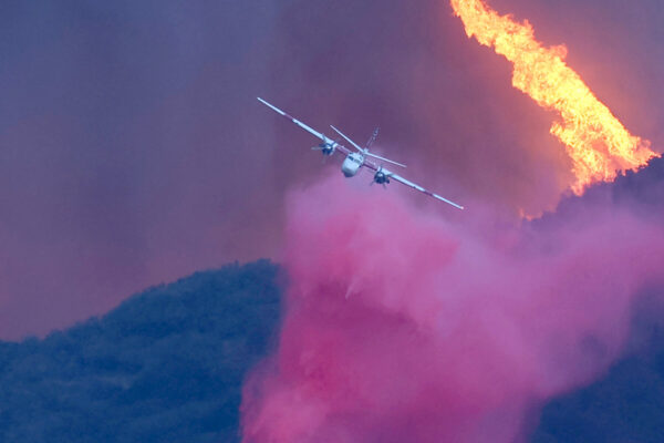 pink-fire-retardant,-a-dramatic-wildfire-weapon,-poses-its-own-dangers