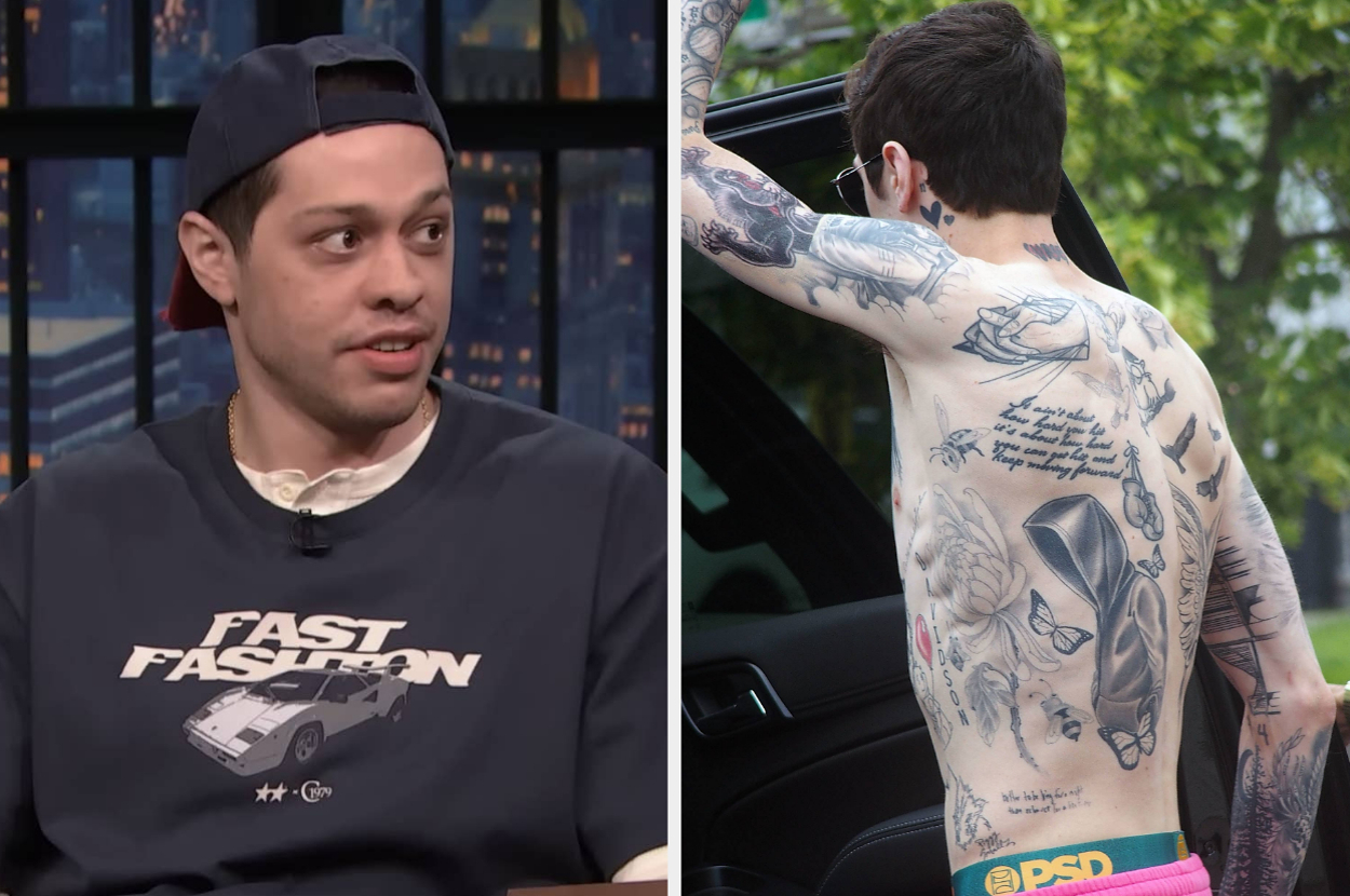 pete-davidson-detailed-the-grueling-process-of-getting-his-tattoos-removed-and-hinted-that-he-regrets-“all”-of-the-ink-he-got-done-“before-rehab”