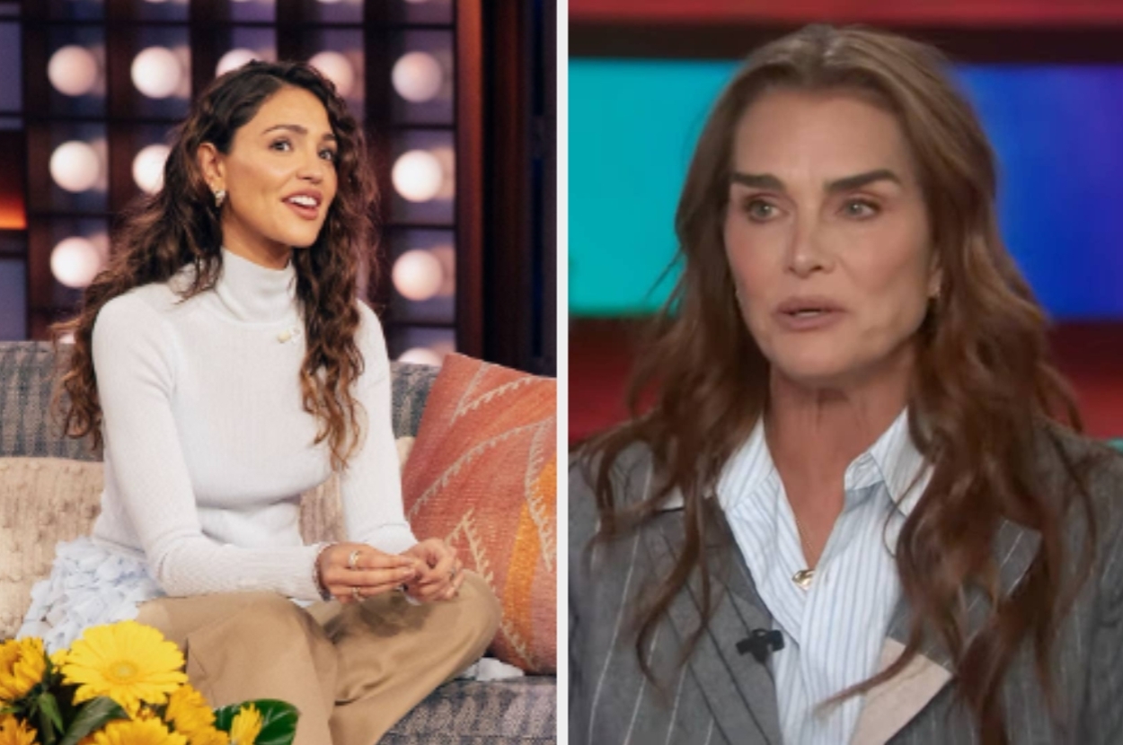 people-are-calling-eiza-gonzalez-“insensitive”-after-she-wore-an-outfit-inspired-by-“the-blue-lagoon”-for-an-interview-with-brooke-shields